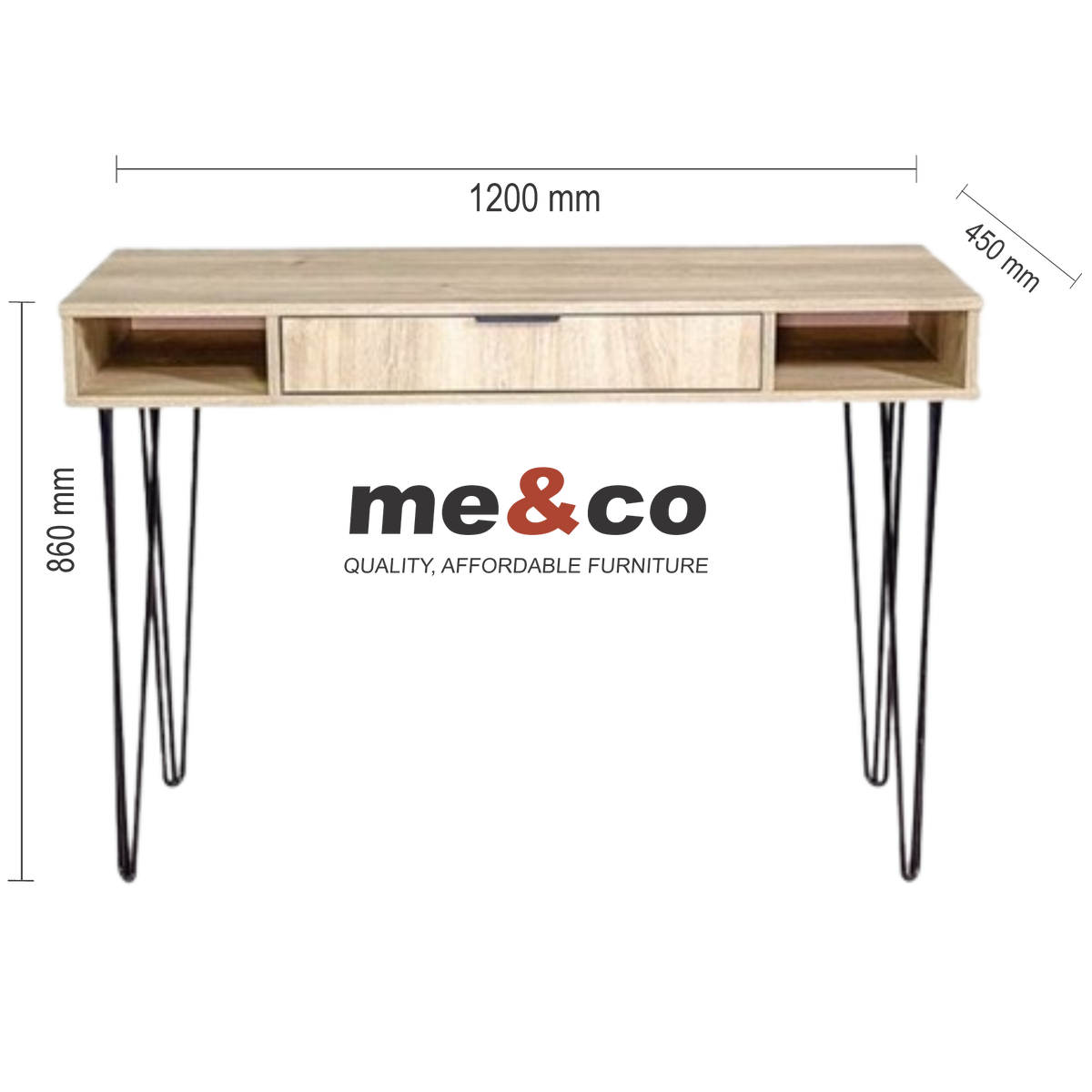 Lima One Drawer Desk — Affordable Flatpack Workstation