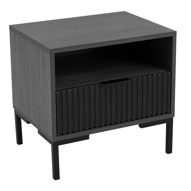 CARRIE BEDSIDE CABINET WITH DRAWERS