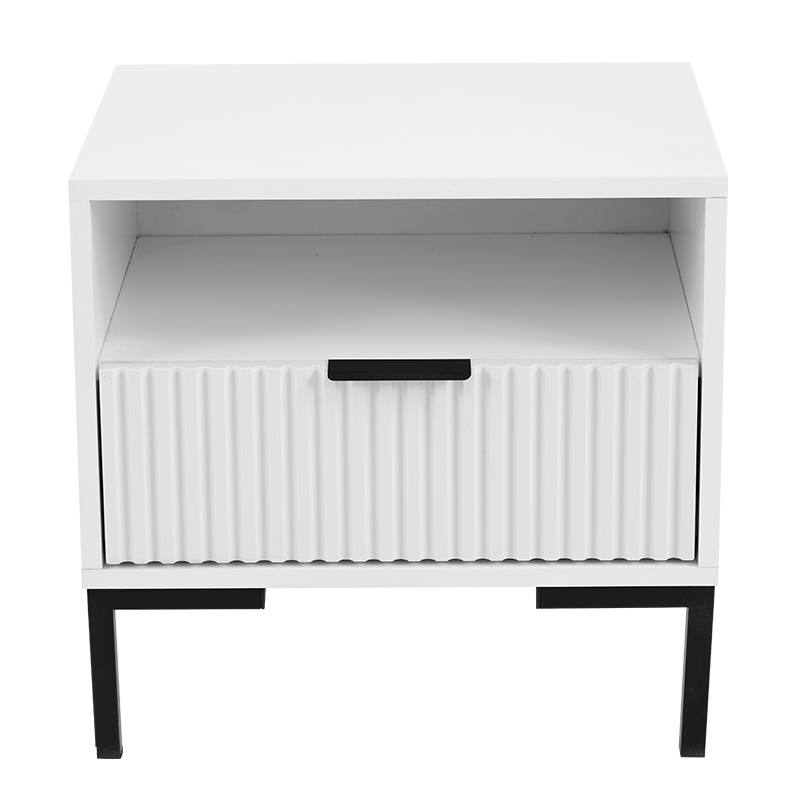 CARRIE BEDSIDE CABINET WITH DRAWERS