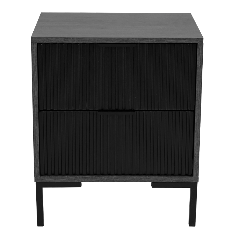 DESTINY TWO DRAWER BEDSIDE TABLE