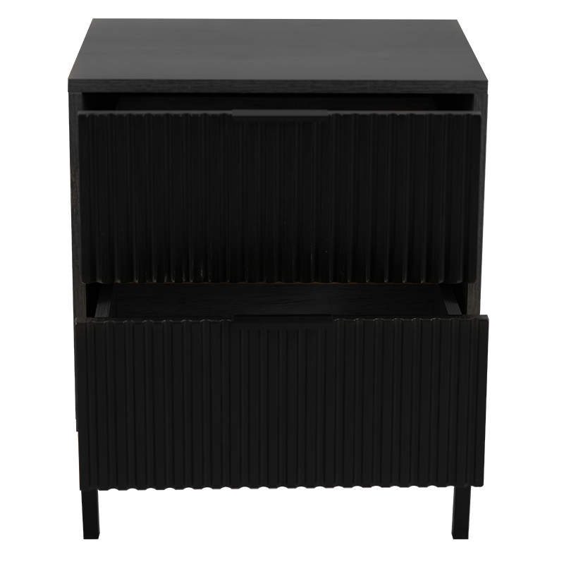 DESTINY TWO DRAWER BEDSIDE TABLE