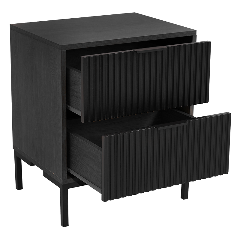 DESTINY TWO DRAWER BEDSIDE TABLE