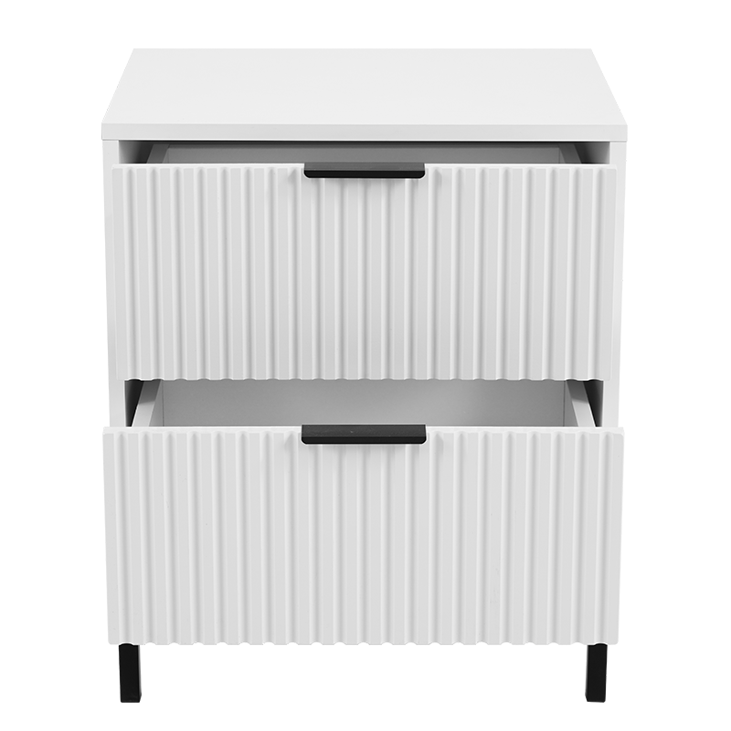 DESTINY TWO DRAWER BEDSIDE TABLE