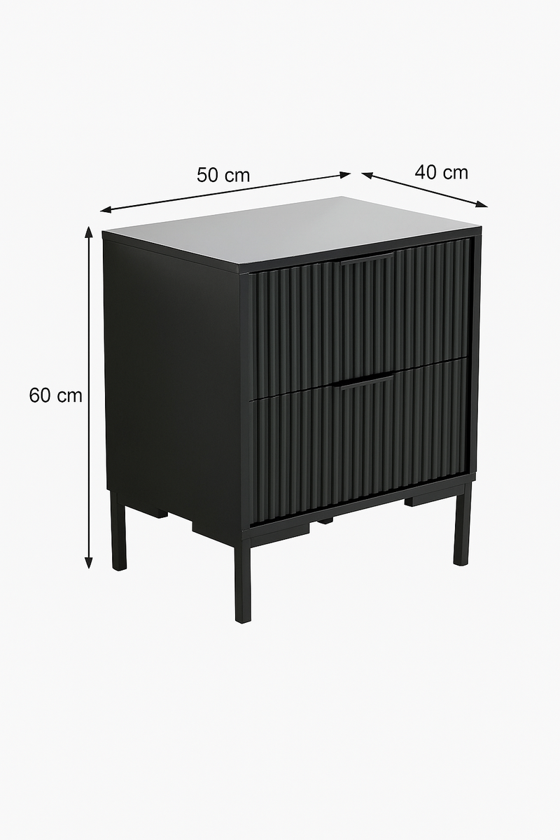 DESTINY BEDSIDE TABLE - NATURAL