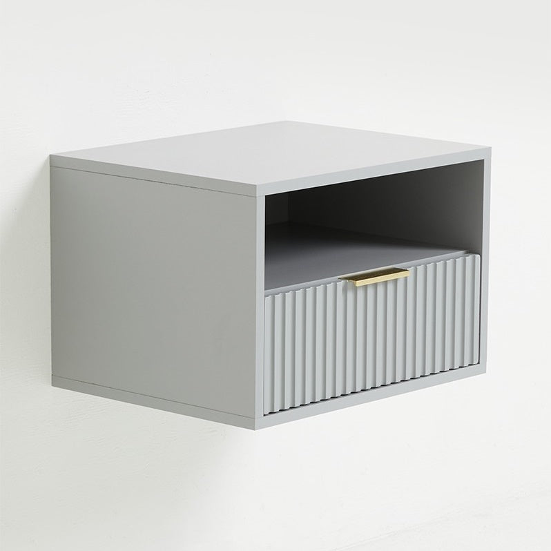 JOZI FLOATING BEDSIDE PEDESTAL - GREY
