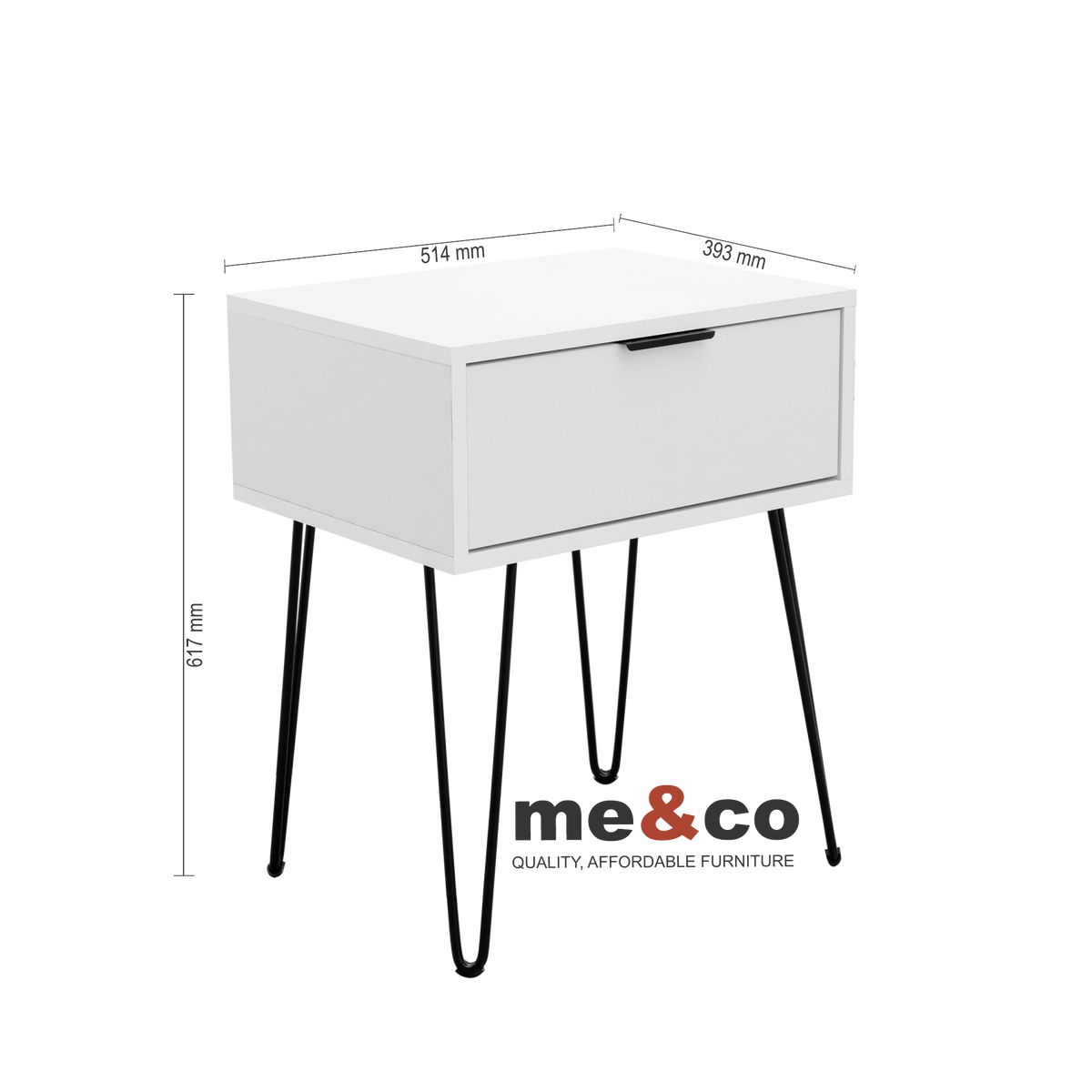 MILAN BEDSIDE TABLE