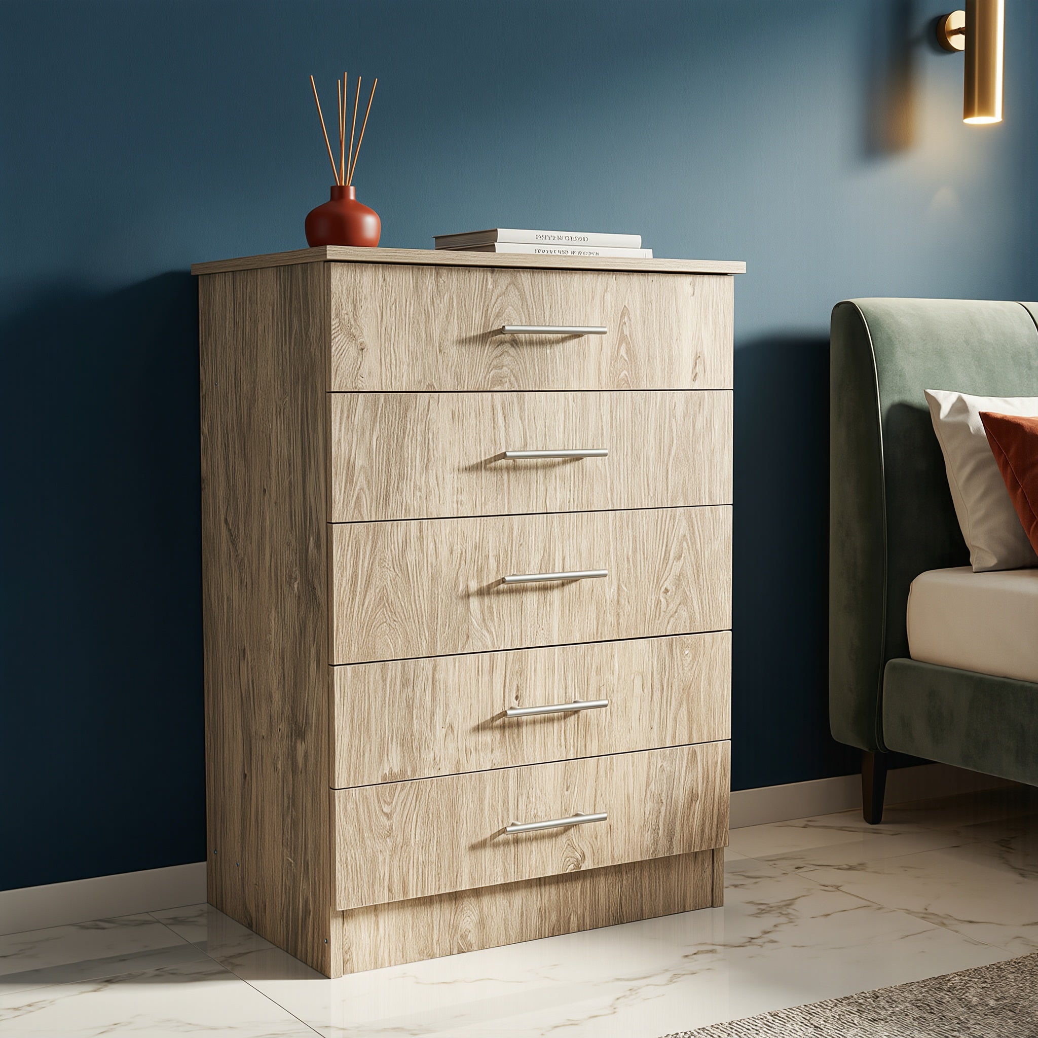 Lagos 6-Drawer Chest of Drawers | Meco Furniture