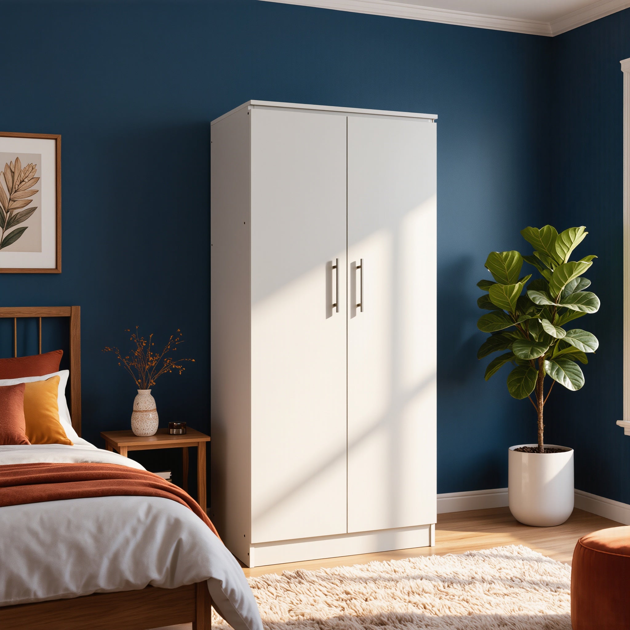 Scotty 2-Door Wardrobe | Meco Furniture