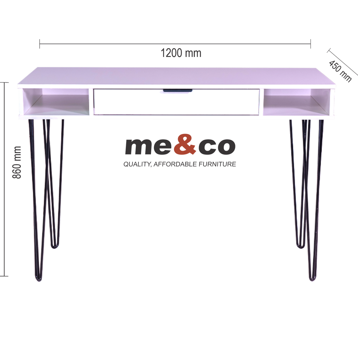 Lima One Drawer Desk — Affordable Flatpack Workstation