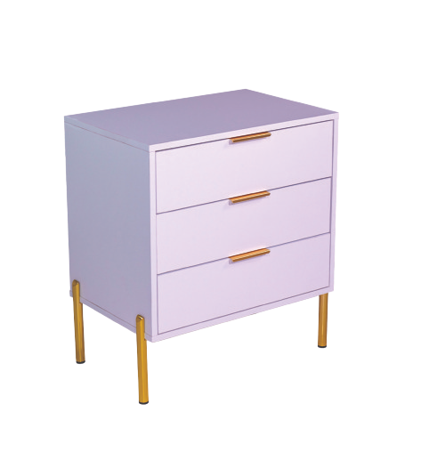 AVA THREE DRAWER CHEST OF DRAWERS