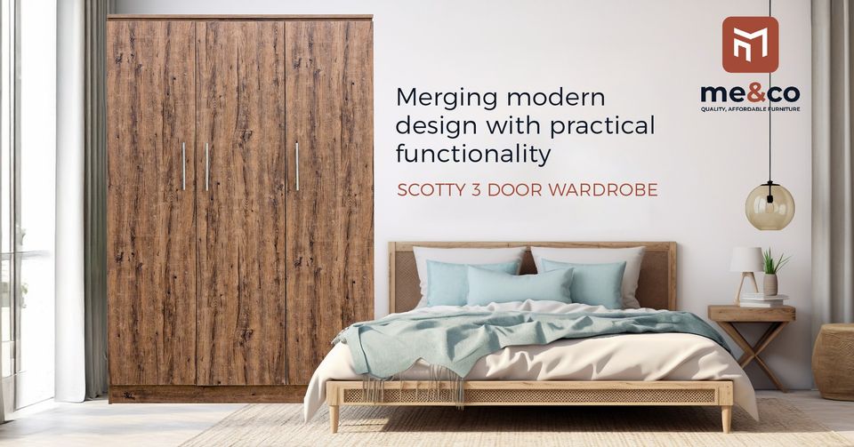 Scotty 3 Door Wardrobe