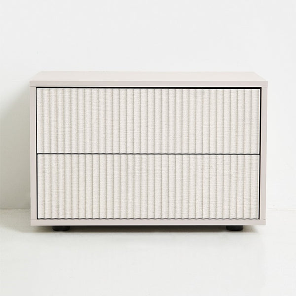 ALTO 2 DRAWER PEDESTAL - TAUPE