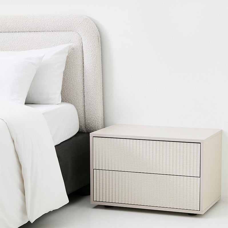 ALTO 2 DRAWER PEDESTAL - TAUPE