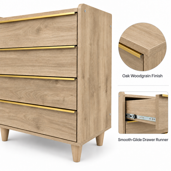 Amara 4 Drawer Chest of Drawers