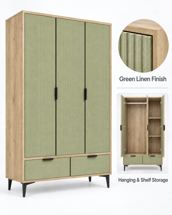 Olivia 3 Door Wardrobe