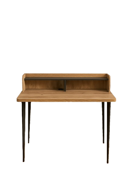 Kelly Desk Oak & Vermont Slate