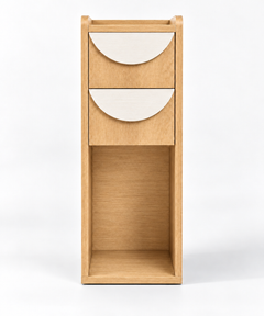 Mason Slim 2-Drawer Pedestal - OneDayOnly