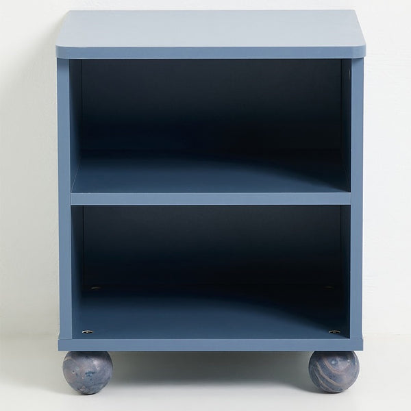 KINDER CUBE BEDSIDE TABLE - BLUE
