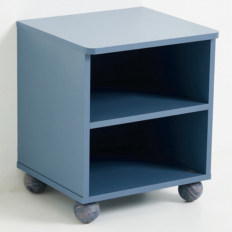 KINDER CUBE BEDSIDE TABLE - BLUE