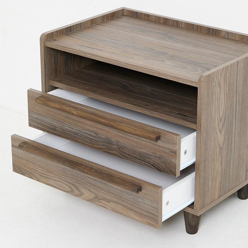 LISBON 2 DRAWER PEDESTAL - NATURAL