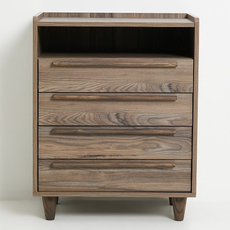 LISBON 4 DRAWER CHEST OF DRAWERS - NATURAL