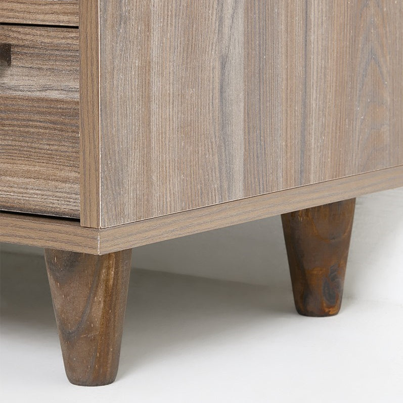 LISBON 4 DRAWER CHEST OF DRAWERS - NATURAL