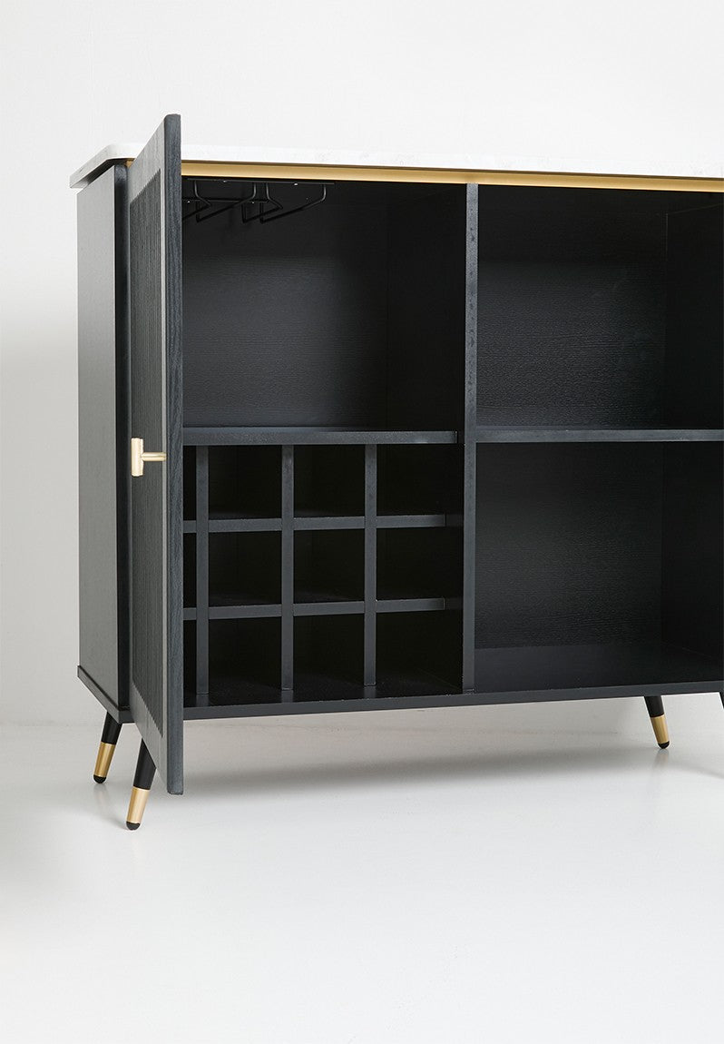 MONTGOMERY DRINKS CABINET - BLACK