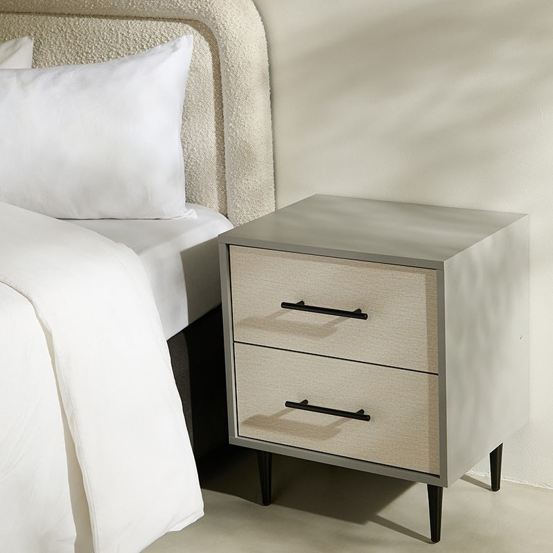 MOTION BEDSIDE TABLE - GREY