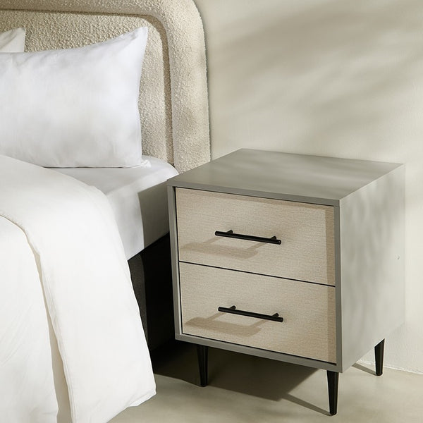 MOTION BEDSIDE TABLE - GREY