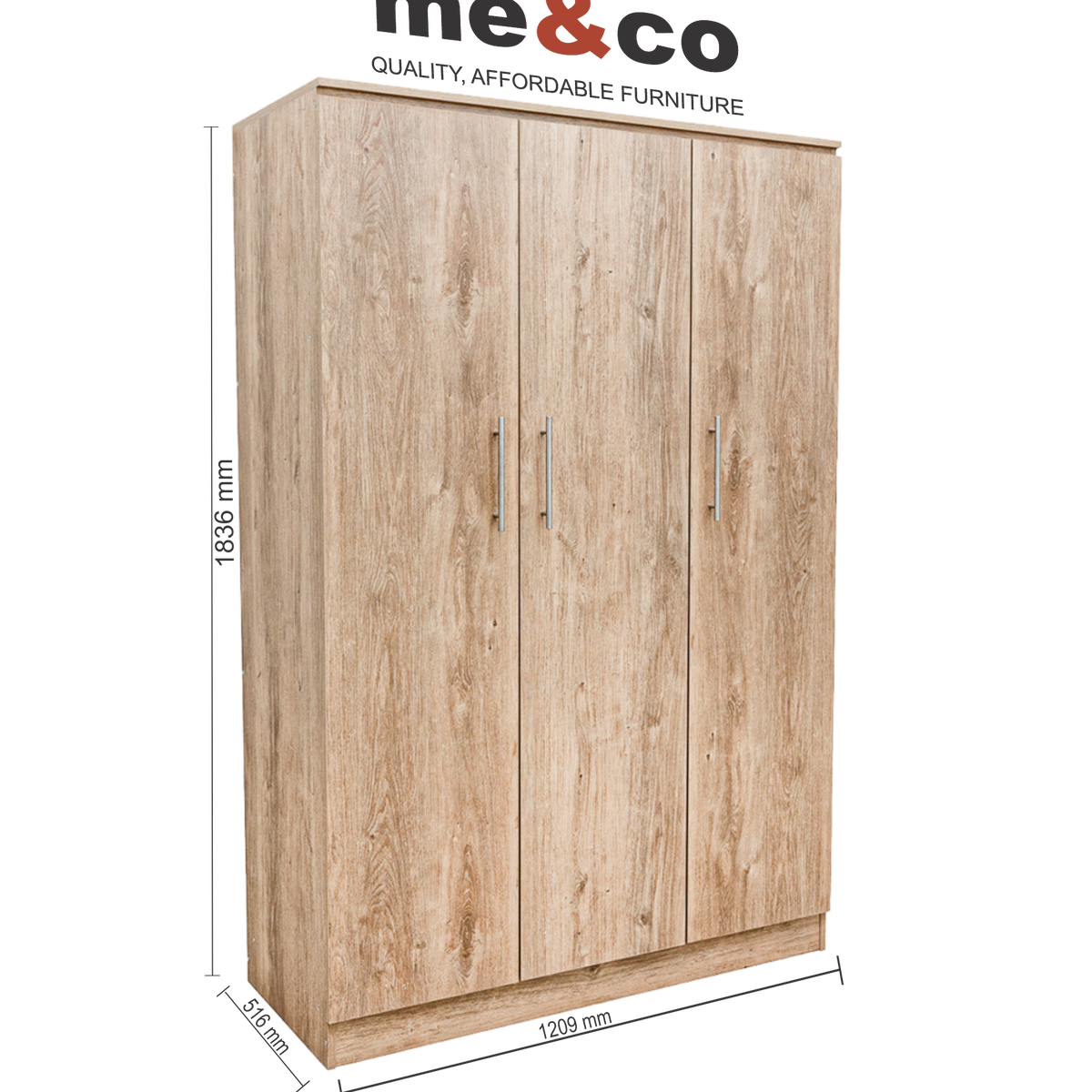 Scotty 3 Door Wardrobe