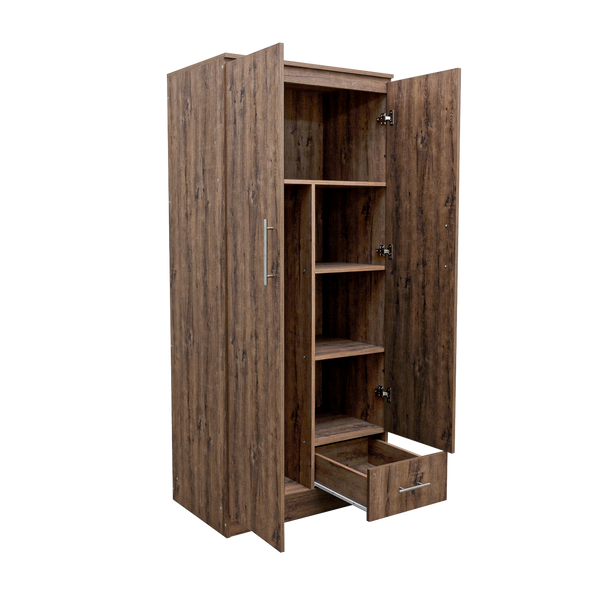 Scotty 2-Door 1-Drawer Wardrobe