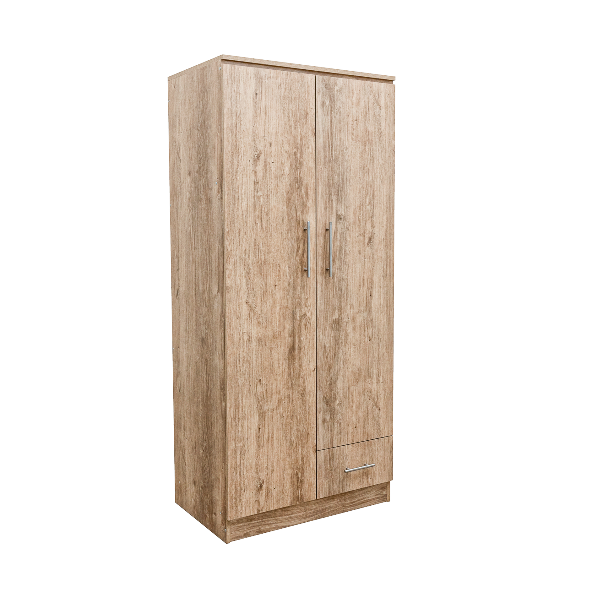 Scotty 2-Door 1-Drawer Wardrobe | Meco Furniture