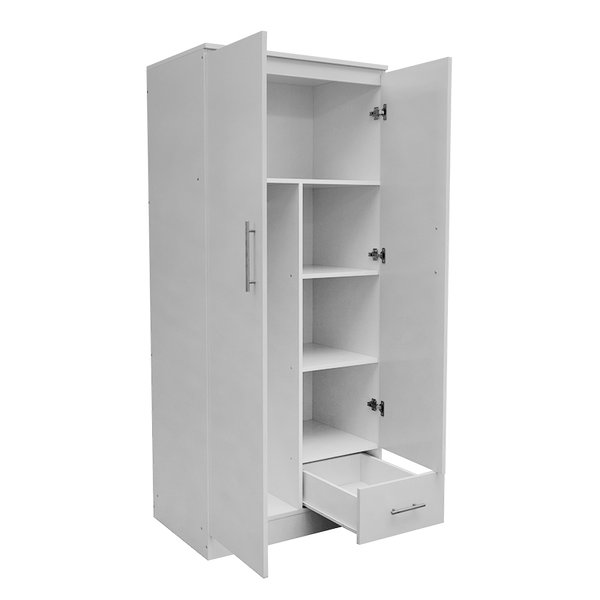 Scotty 2-Door 1-Drawer Wardrobe