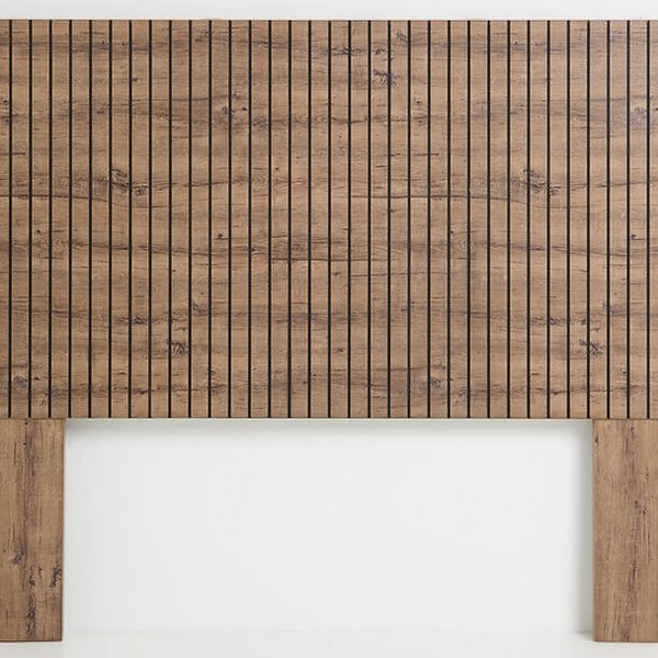 SOHO RIBBED HEADBOARD - RUSTIC BIRCH