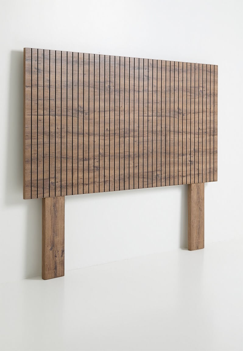 SOHO RIBBED HEADBOARD - RUSTIC BIRCH