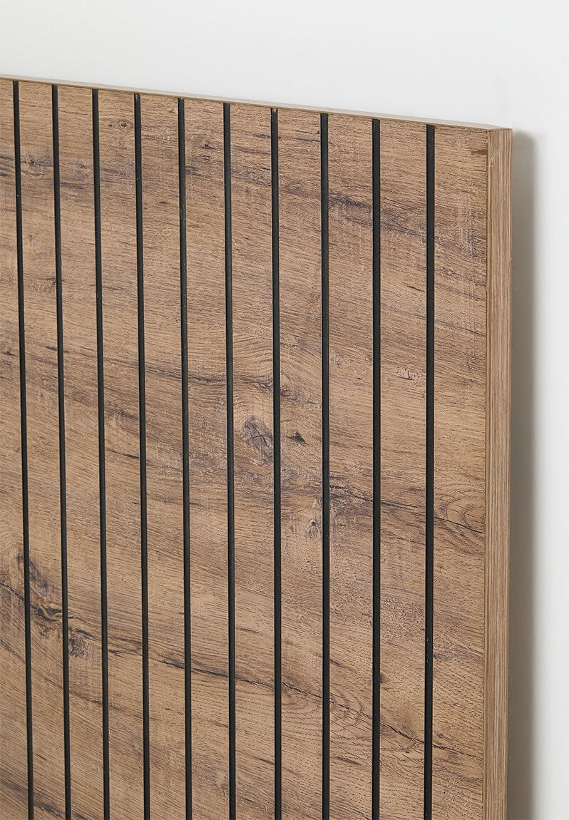 SOHO RIBBED HEADBOARD - RUSTIC BIRCH