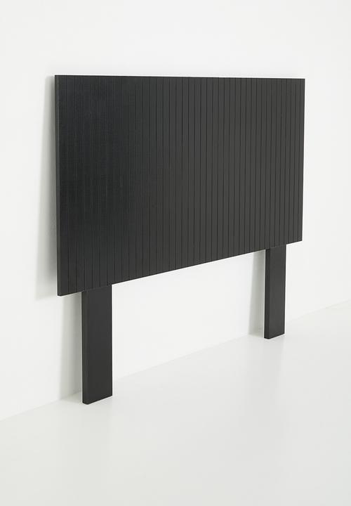 Black Wooden Headboard